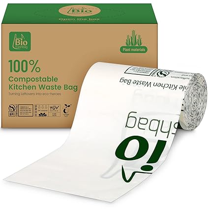 BIUS 13GAL White Compost Bag 100pcs