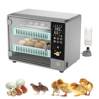 Egg Incubators for Hatching 24 Eggs, Incubator for Automatic Egg Turning