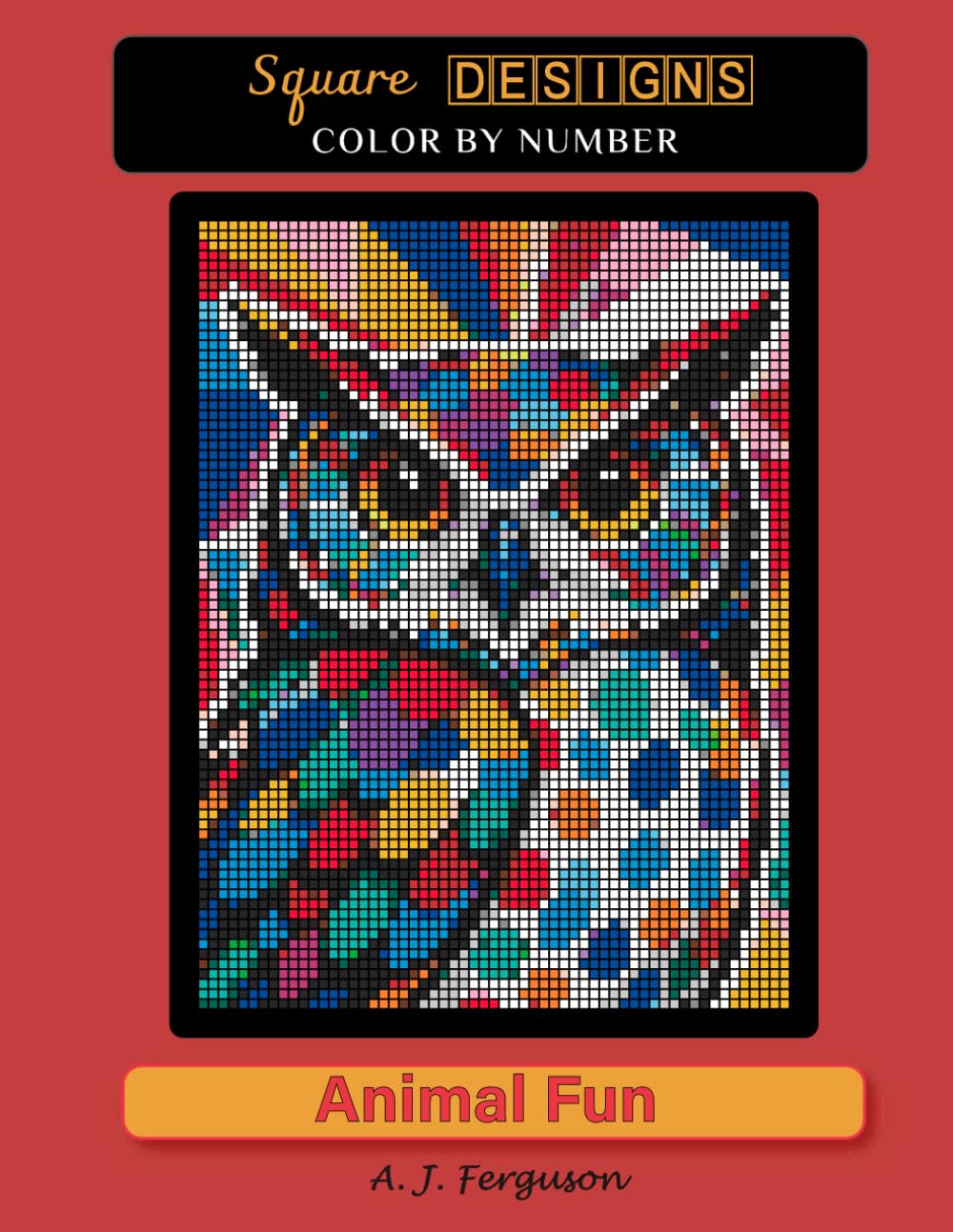 Animal Fun Color by Number book - Premium paper