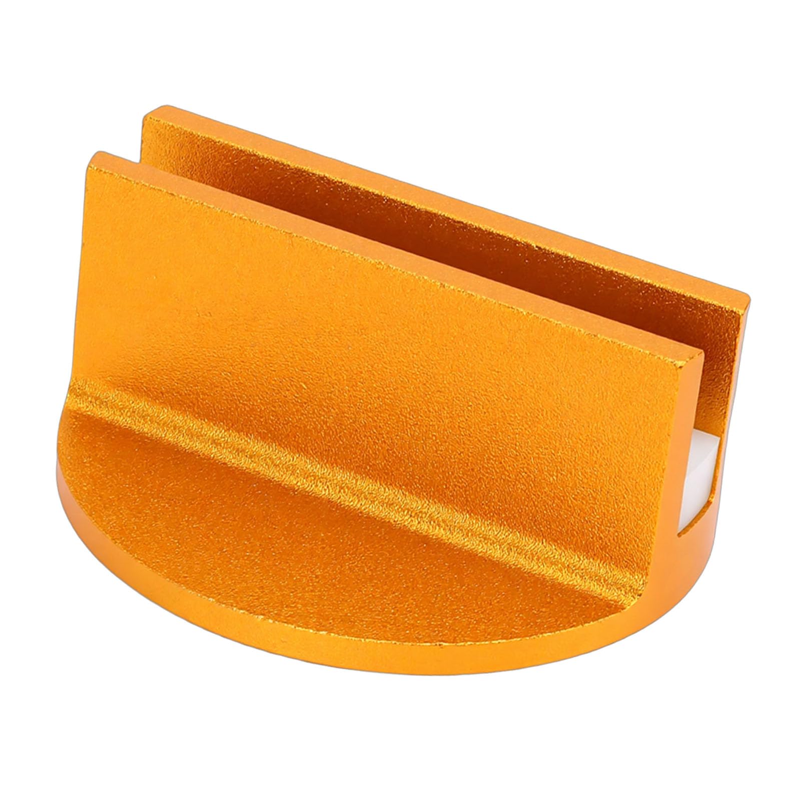 Quetschschweiß-Wagenheber-Adapter, 4 Stück, gerillte Wagenheber-Pads, 0,378 Zoll, orange, hochfeste Aluminiumlegierung für die Reparatur von PKW-LKW-SUV-Hebebühnen