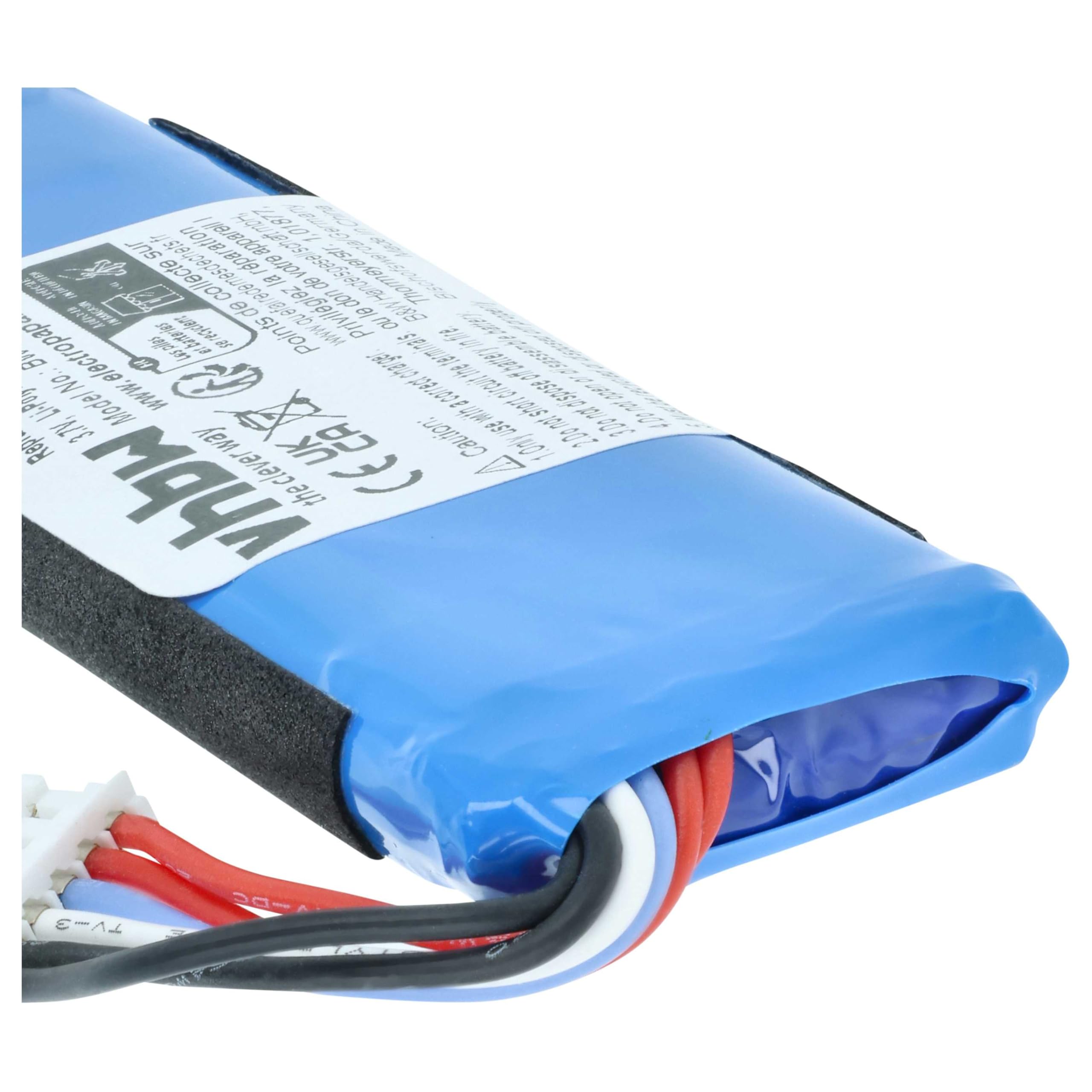 vhbw Bateria kompatybilna z JBL Flip 3 SE, 3 Stealth Edition, Essential, głośniki (3000mAh, 3,7V, Li-polimer)