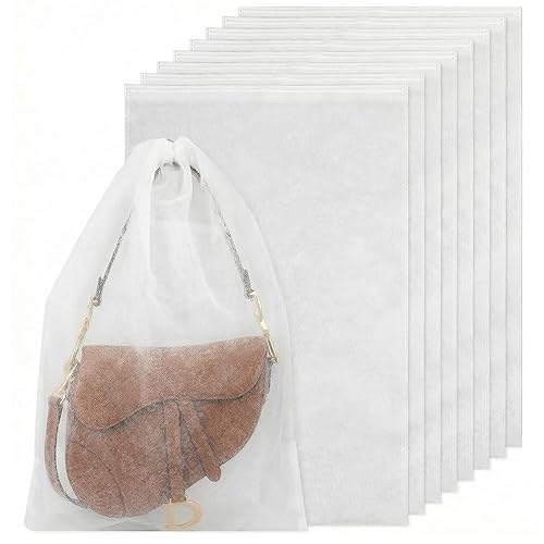 8 PCS Dust Bags for Handbags Purse Dust Protector Non-Woven