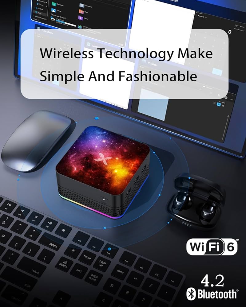 Intel Alder Lake-N95 ミニPC 8GB/256GB SUKOTOP Mini PC 12. generacji Alder Lake-N95(do 3,4 GHz