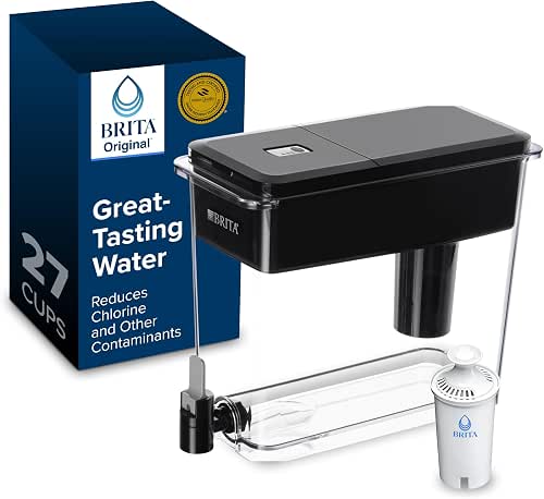Brita Extra-Large 27-Cup Water Filter Dispenser with Standard Filter, WQA