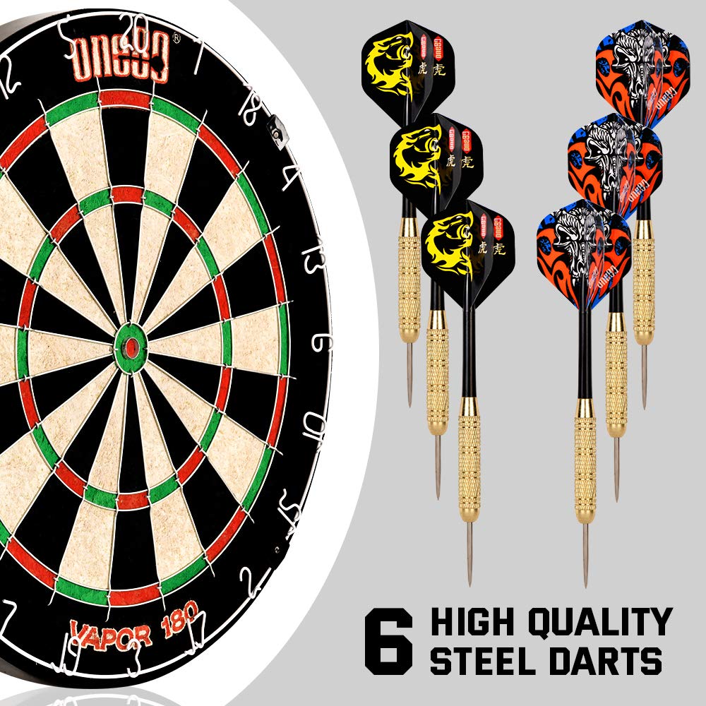 Viper, Shot King Regulation-Set di bersagli con Punta in Acciaio Unisex, Nero, 17.75 inch