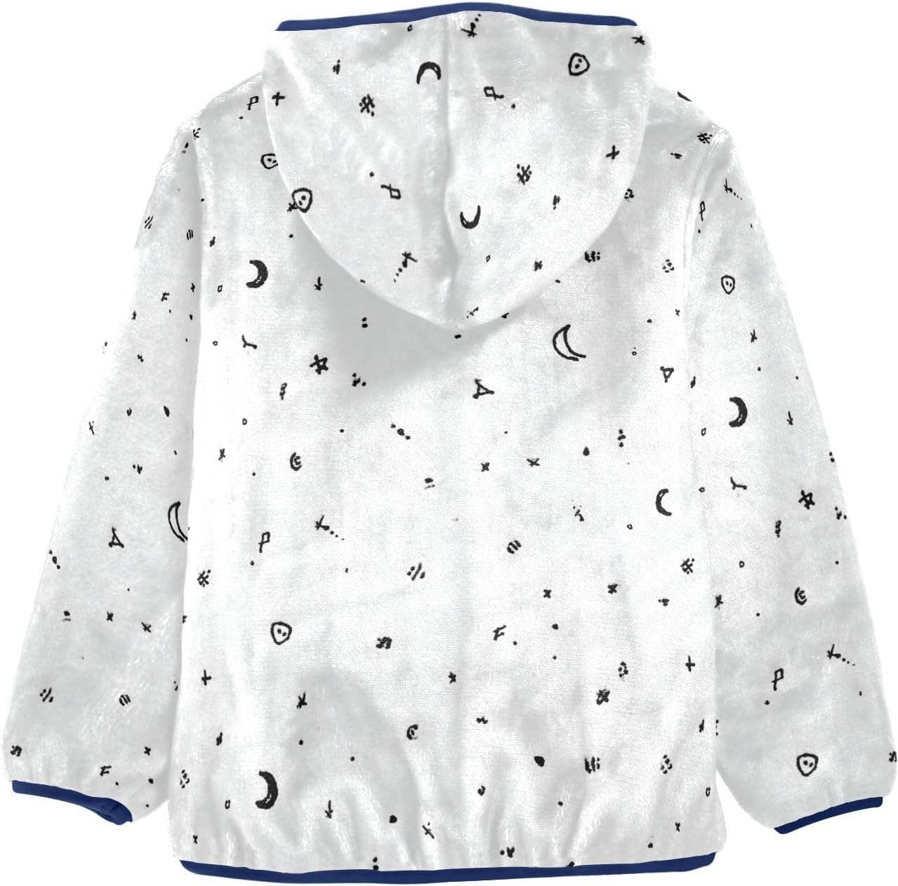 Black Moon and Star Toddler Soft Jackets Outerwear Warm Baby Boys Clothes 3T