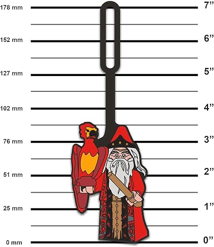 Miniatura 3 de Lego - Etiqueta de silicona para equipaje de Harry Potter para viajes, maleta, mochila, bolsa de playa de verano, Dumbledore (53255) con superficie