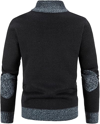 Miniatura 3 de Mens Cotton Zip Cardigan Men Hoodies Zip Up Winter Fleece Mens Winter Coats Padres Zip Up Hoodie Zip Up Fall Jacket Men