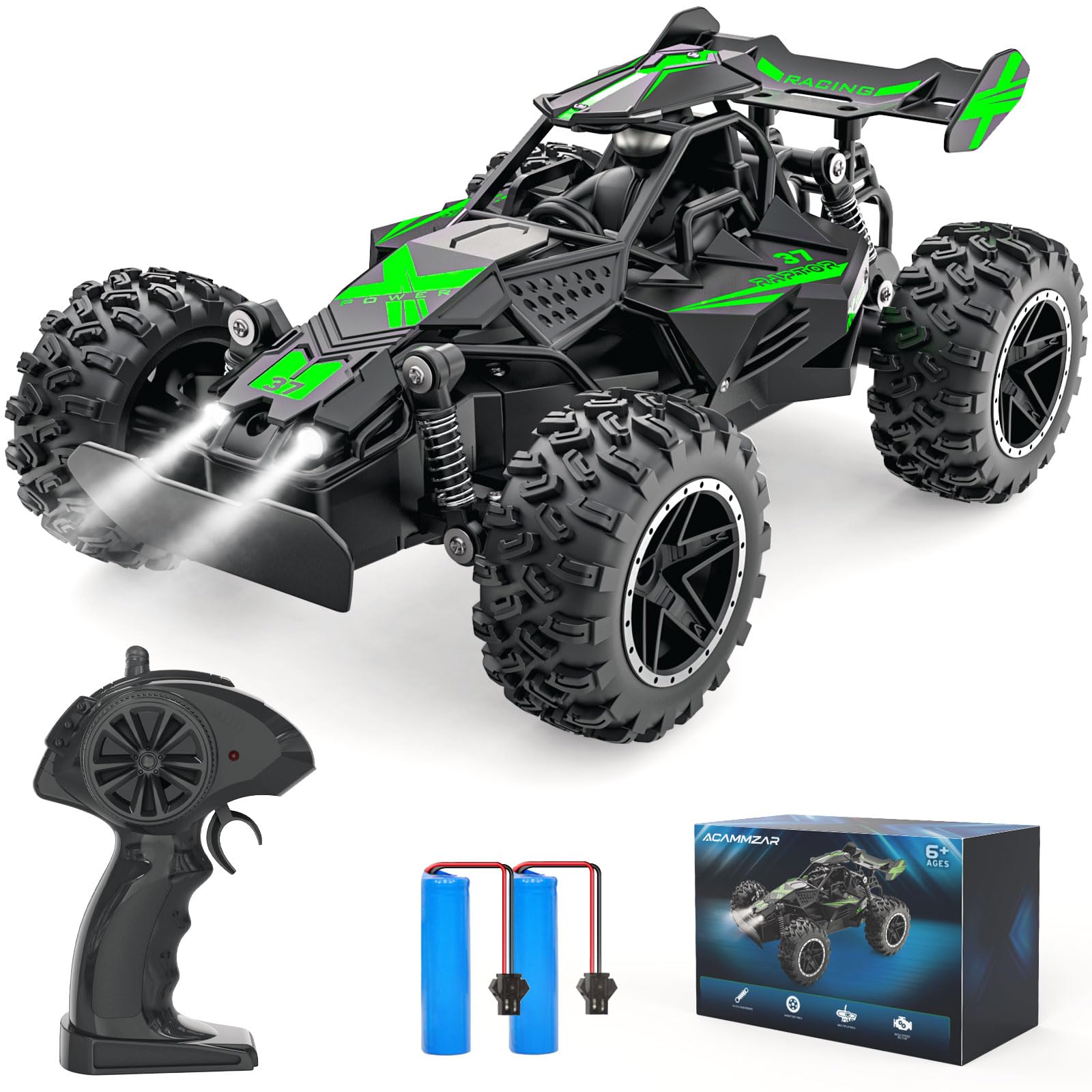 Amazon.com: ACAMMZAR Remote Control Car, 1:18 High Speed RC