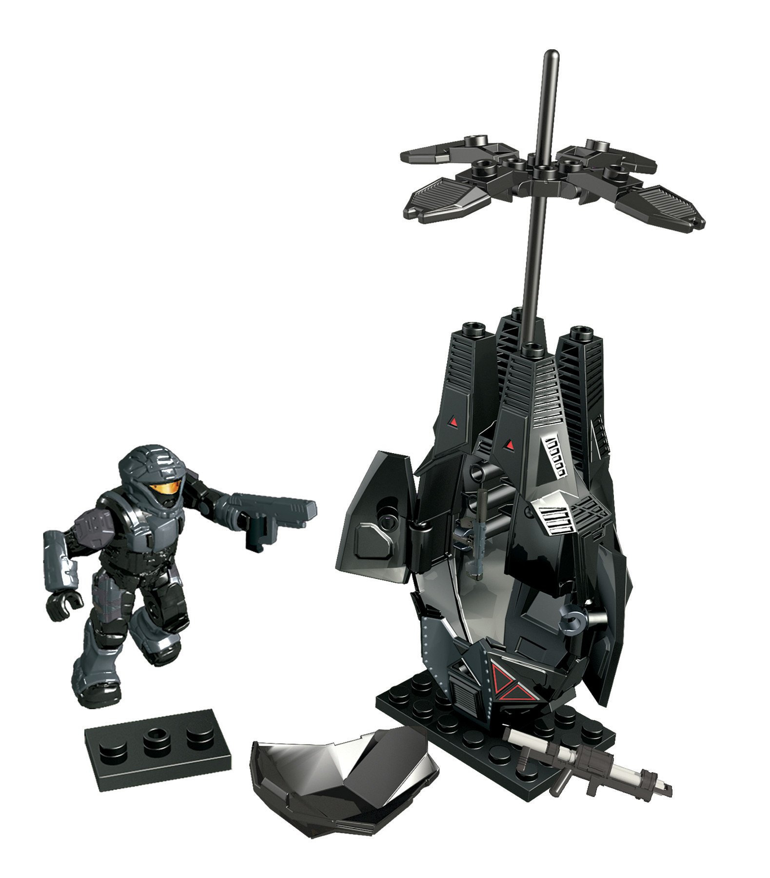 Construx Drop Mega Bloks Odst Drop Pod Halo Operation: Ocean