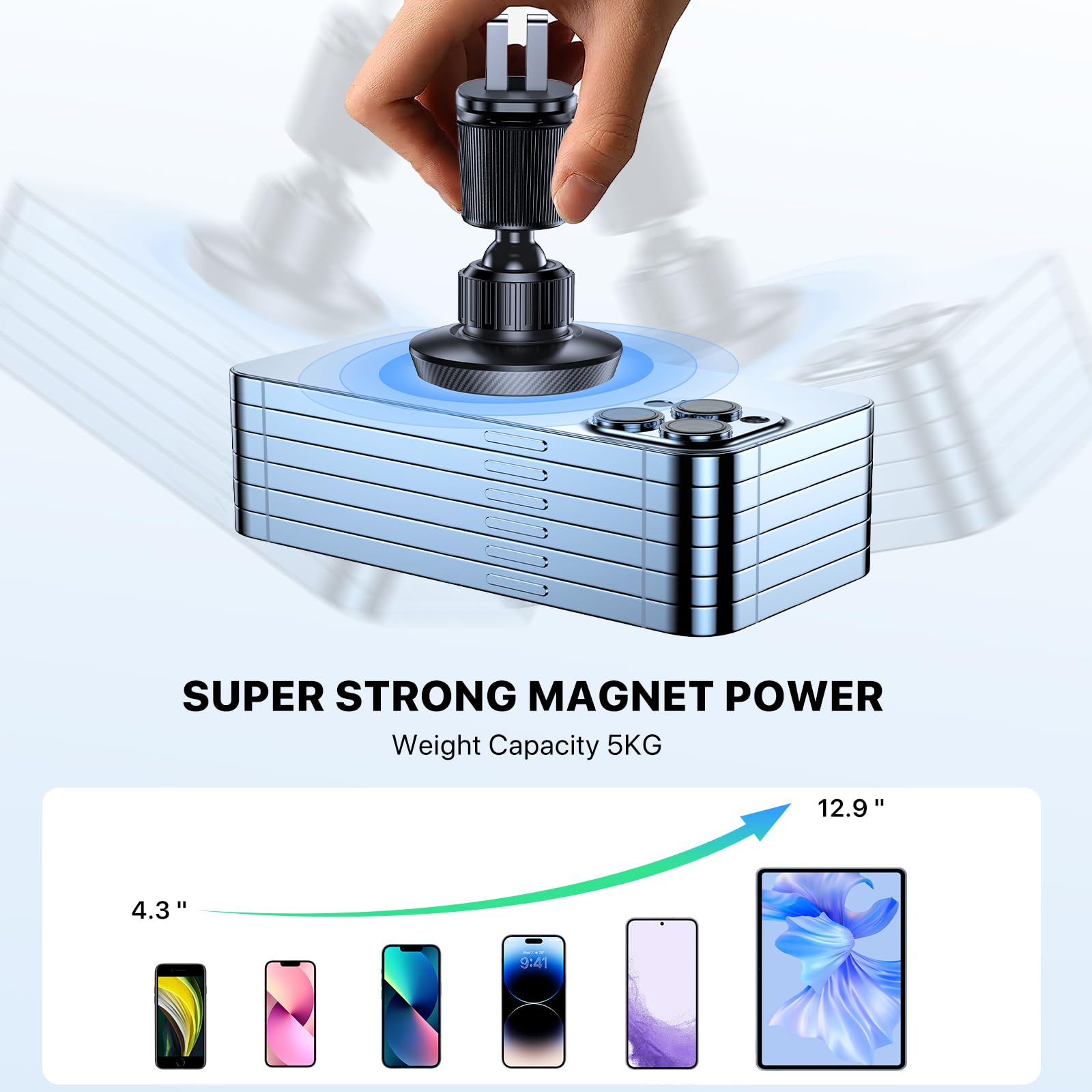 Supporto Magnetico Universale Per Cellulare Con Presa D'aria - Foto 10