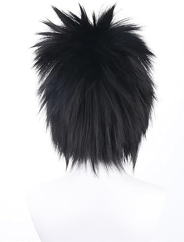 Miniatura 8 de COSPLAZA Peluca de cosplay para niña color azul profundo largo lacio pelo completo