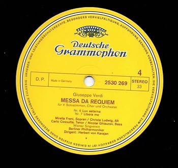Amazon.co.jp: カラヤン ヴェルディ レクイエム 2LP BOX