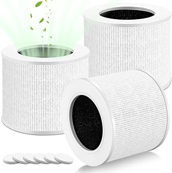 Core Mini Filter Replacement for LEVOIT Air Cleaner, Part # Mini-RF, 3 Pack