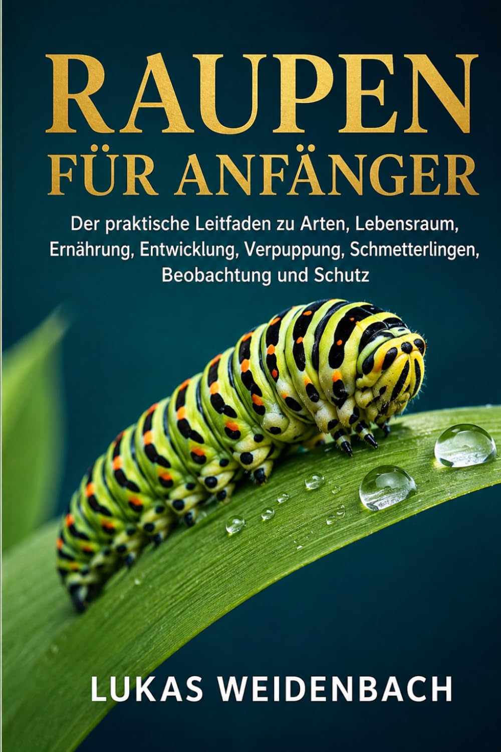 Raupen für Anfänger: Der praktische Leitfaden zu Arten, Lebensraum, Ernährung, Entwicklung, Verpuppung, Schmetterlingen, Beobachtung und Schutz