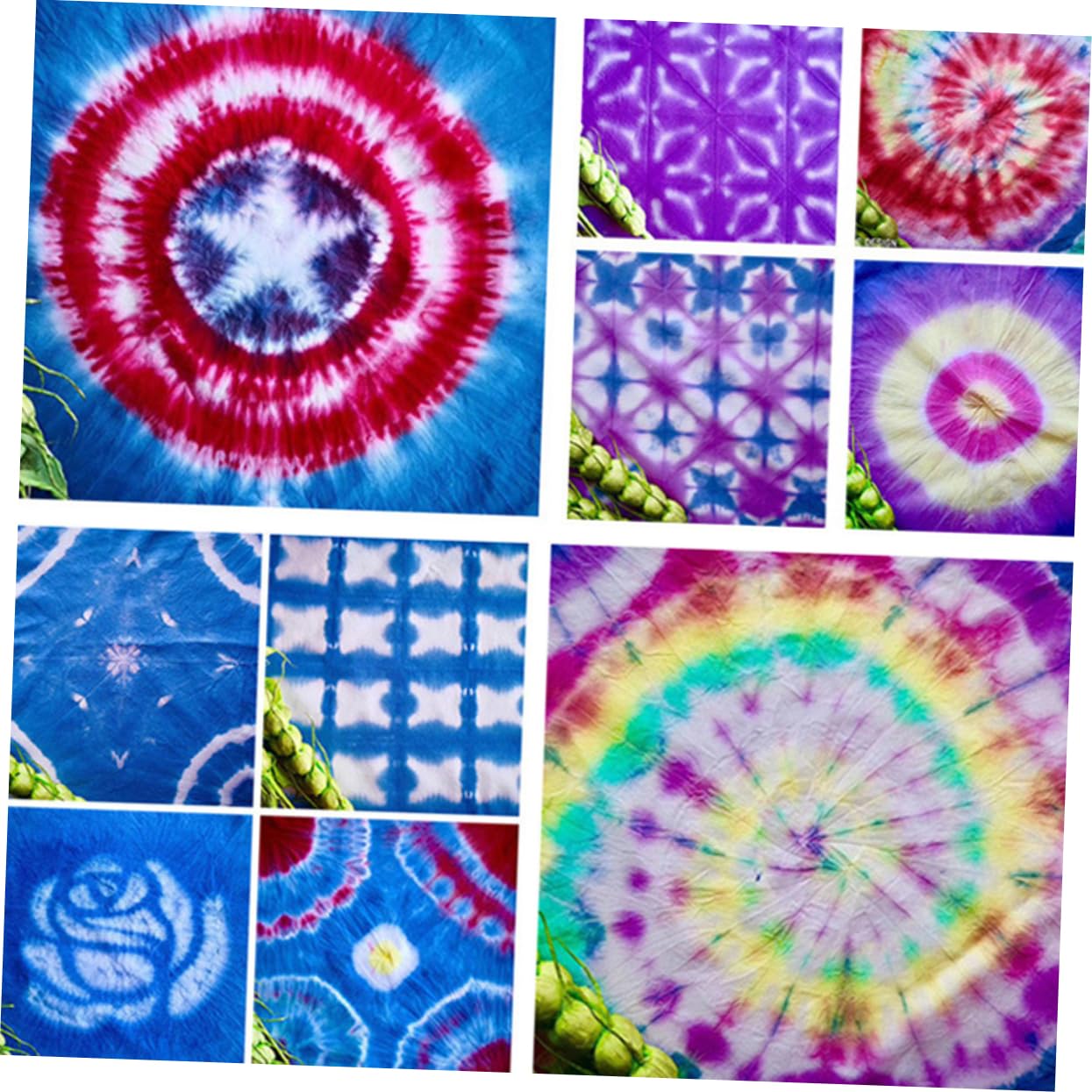 Operitacx 5-Piece Tie Dye Kit DIY Clothing Dye Pigments Accessories for Boys and Girls Students