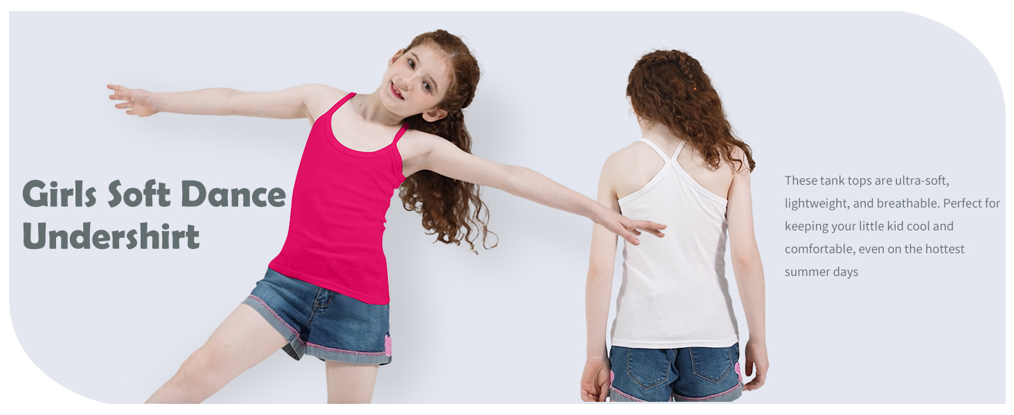 Multicolor 3 Pack Girls Vest 100% Cotton Summer Top Sleeveless Undershirts Kids Soft Breathable Underwear Cami Vest Comfortable Loungewear Tank Tops Plain Solid Color Basic Layer Tops 12-24 Months