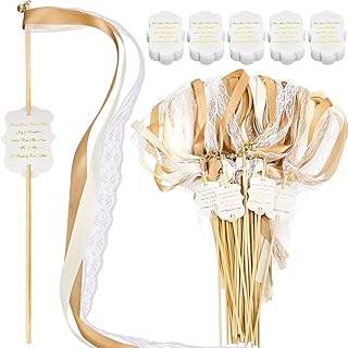 12-Inch 50 Pieces Wedding Send-Off Tags – Perfect for Weddings, Easter, Holiday Celebrations & More (3-5 Days Delivery, 12in/50pcs)
