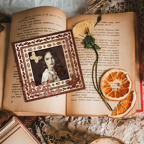 Vista 17 de GLOBLELAND Troqueles de corte de marco de borde Deckle para hacer tarjetas, rectángulo, cuadrado, redondo, troquel, para manualidades, álbumes