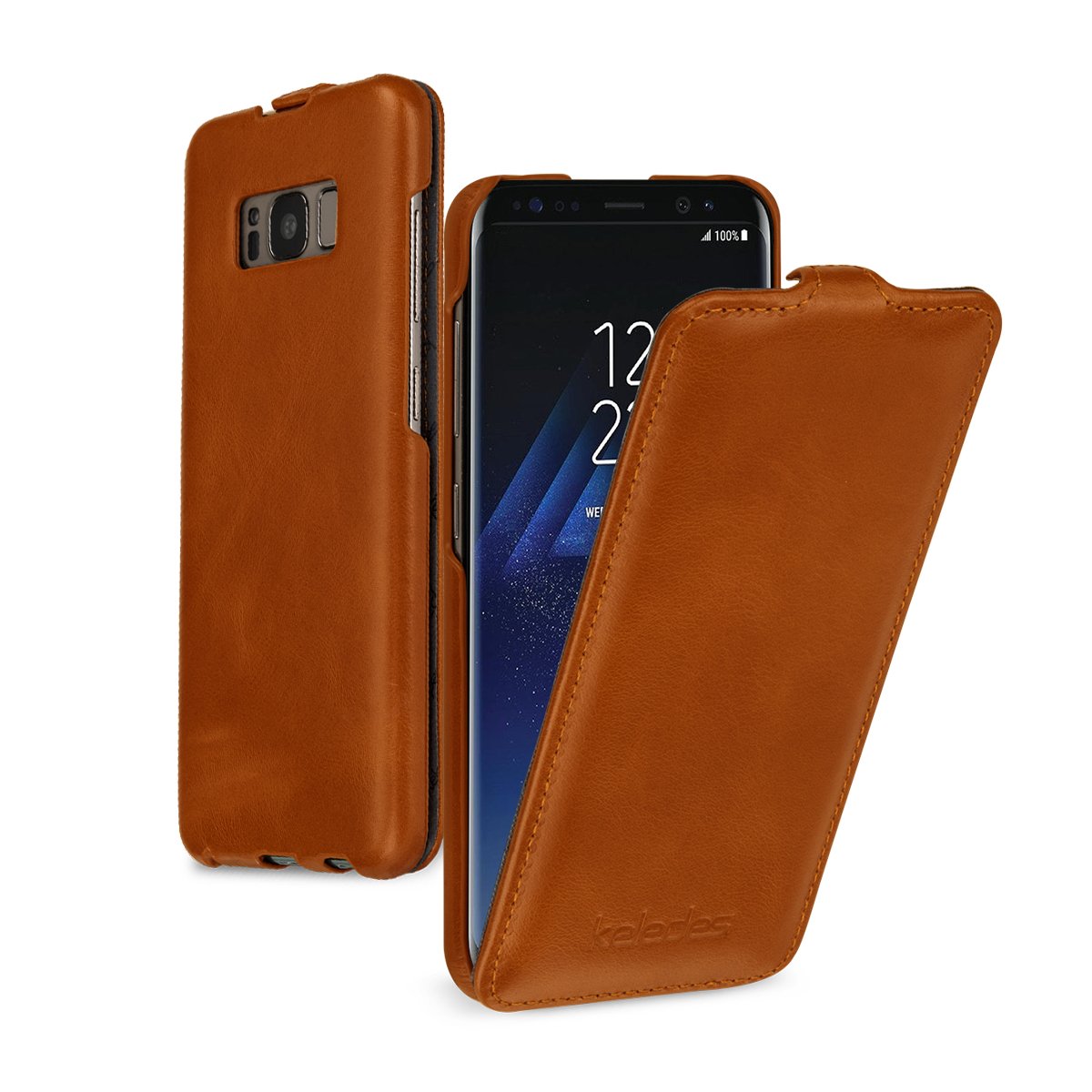 Keledes Samsung Galaxy S8 S8 Plus Leather Flip Case Folio