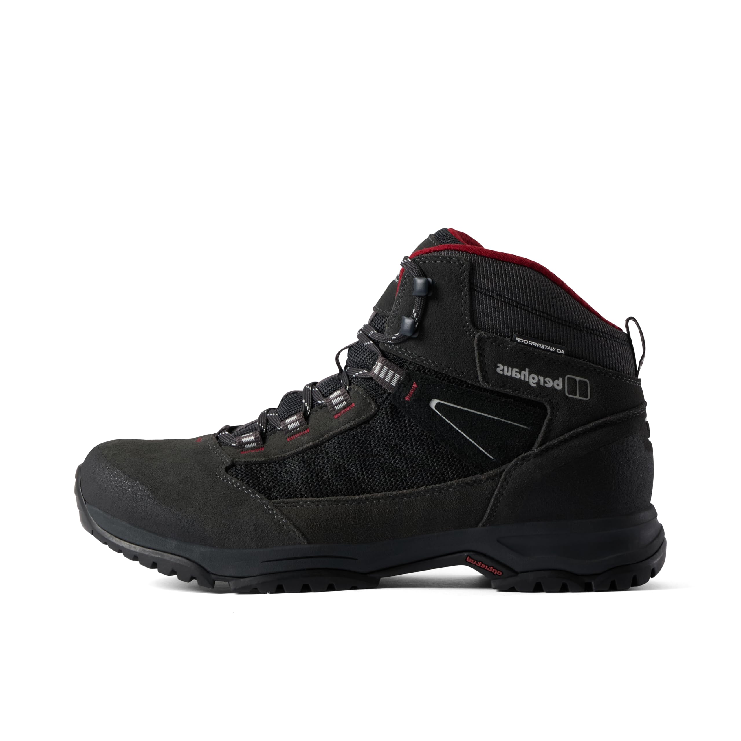 Berghaus Men's Expeditor Trek AQ Boot, Grey/Black/Red, 9