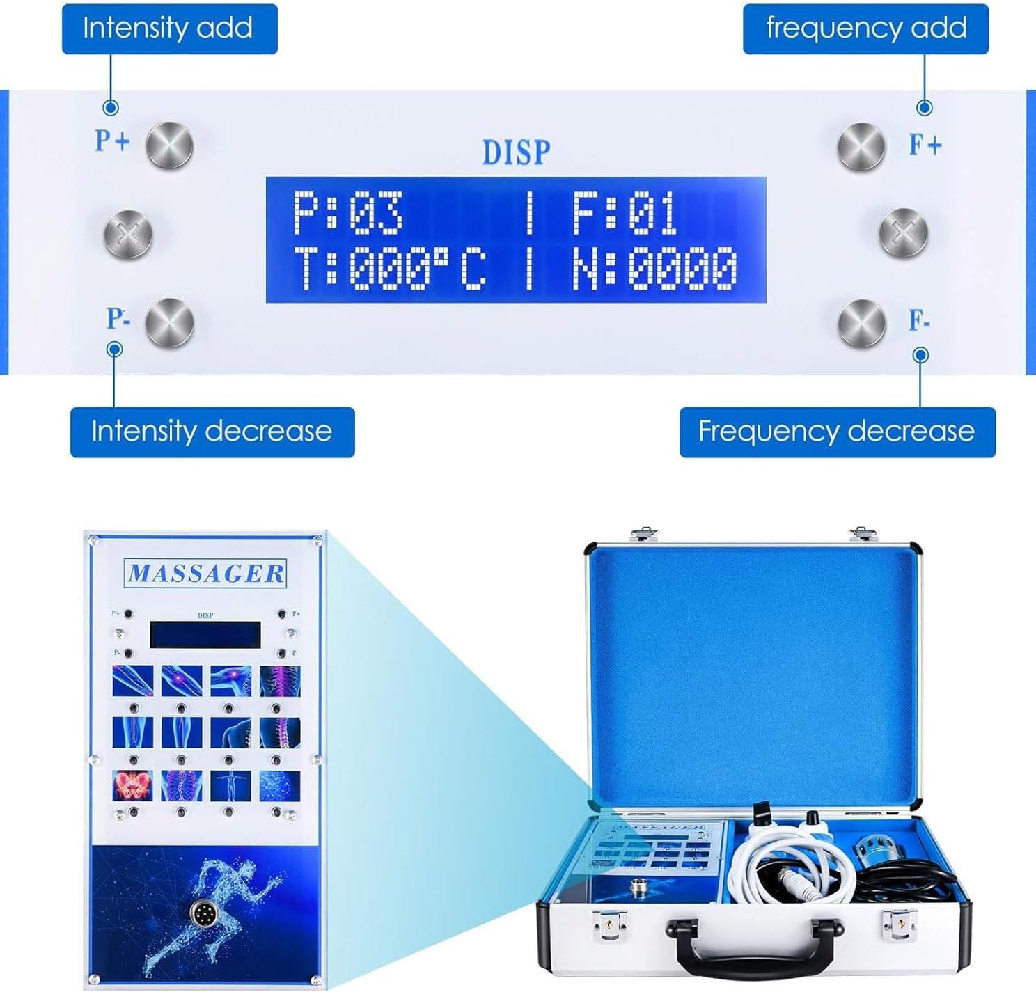 Stoßwellentherapie Gerät Erektile Dysfunktion Fokussiertes Stoßwellentherapiegerät ED Extrakorporale shockwave therapy machine Maschine für Verbesserung Hautelastizität Bindegewebsstraffung