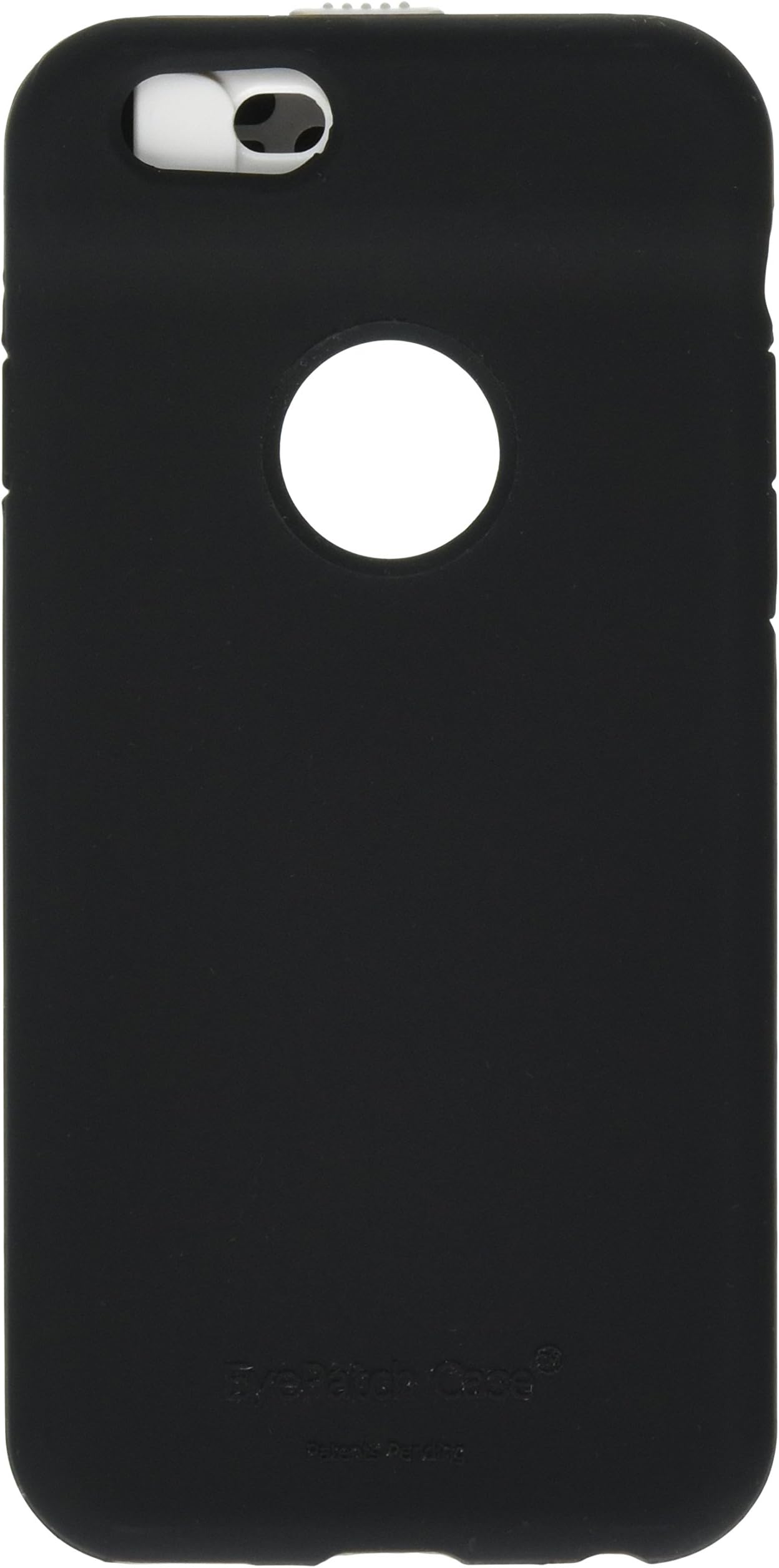 Eyepatch iPhone 6/6s Case - Cleans Camera Lens and Covers Your Camera for Privacy (Black)
