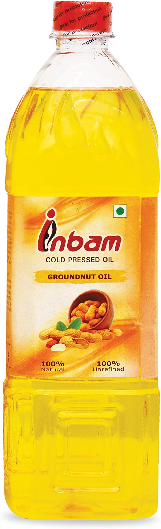 INBAM Cold Pressed Groundnut/ Peanut Natural Oil - 1 L