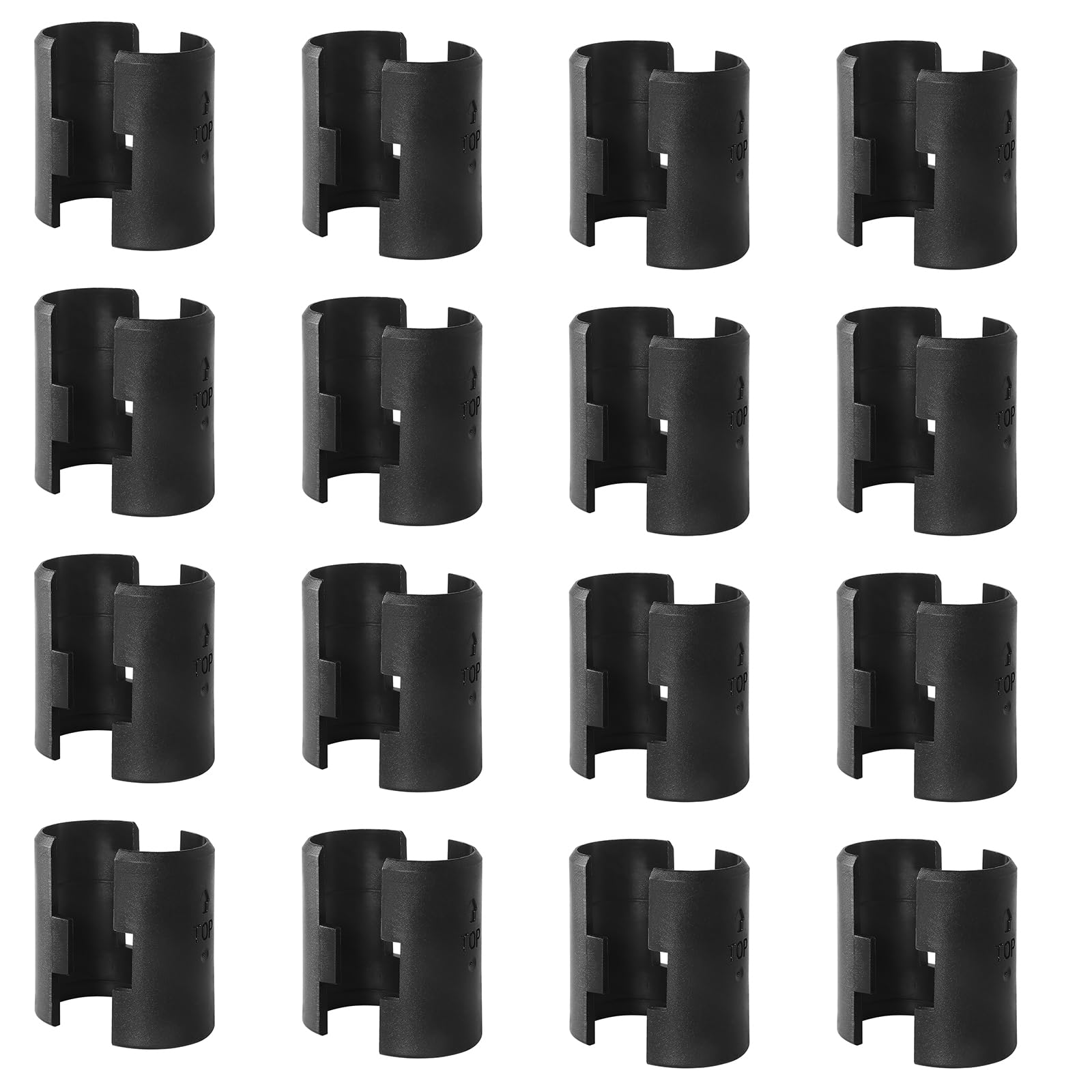 25mm Wire Shelf Clips - White (24 Pack) -8