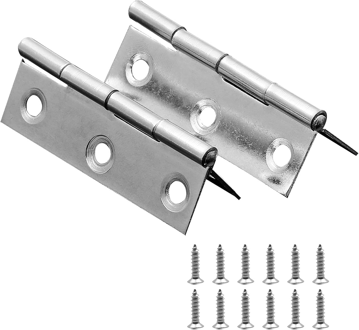 Augiimor 20PCS 2 Inch Folding Hinges Box Hinge, Stainless