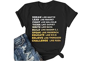 Black History Shirt: Dream Like Tops