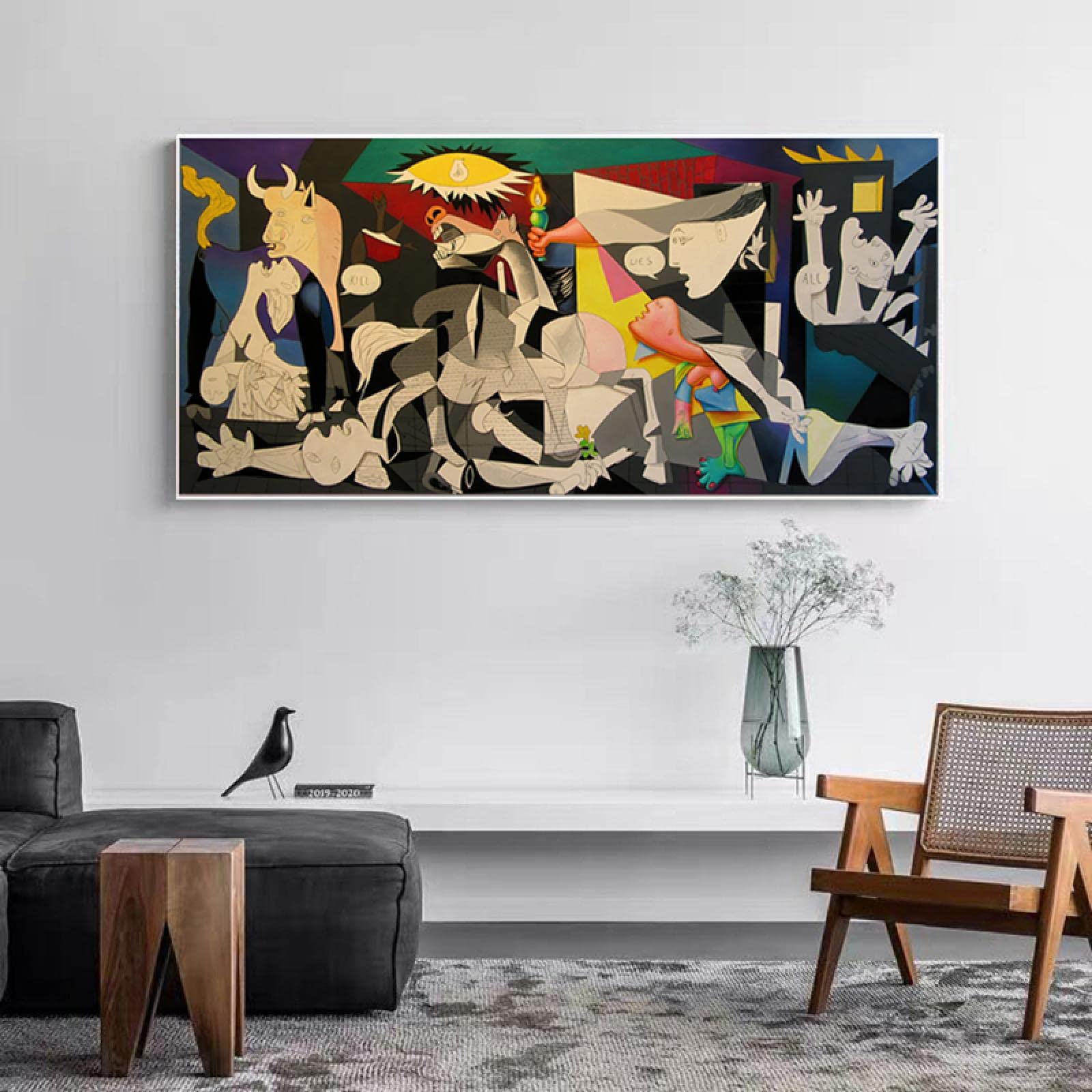 ピカソ　ゲルニカ　特注アクリルケ-ス入り　　 美術品絵画　ア-ト名画　インテリア ピカソ ゲルニカ 特注アクリルケ-ス入り 美術品絵画 ア-ト名画