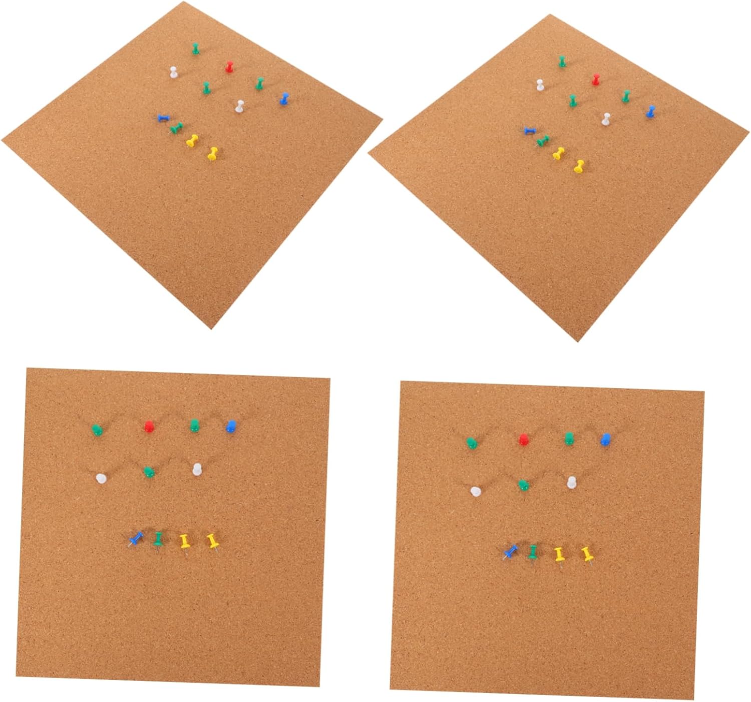 PRETYZOOM Small Cork Boards for Walls Wall Cork Board Office Bulletin Decorative Message Notice for Photo