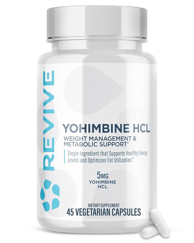 Revive MD | Yohimbine HCL | Promotes The Digestion of Proteins, Fats, Starches & Fibers for Men and Women | Supports Gastric Acid Balance | Targeted Enzyme Support | Increase Enzymes | 80 Capsules