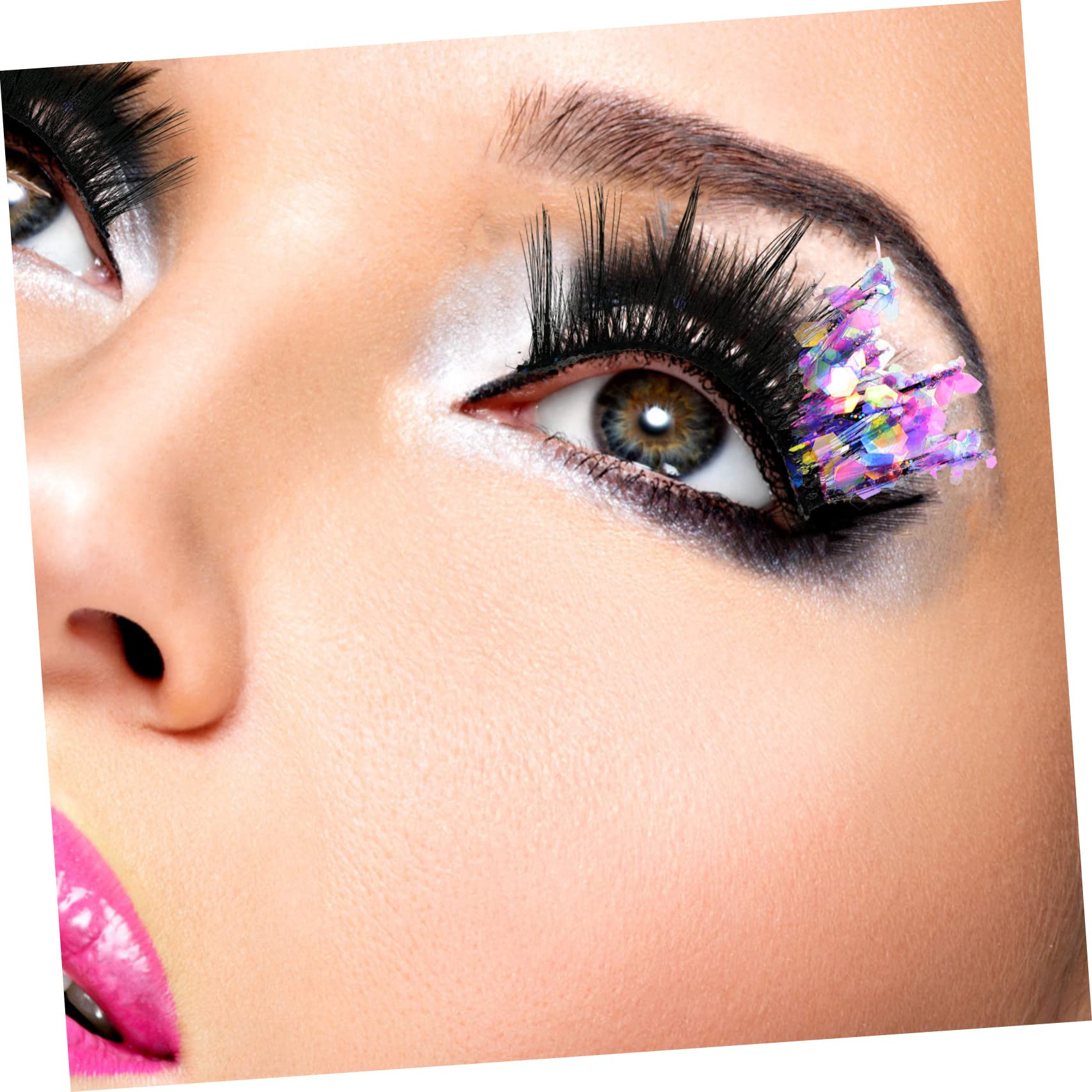 Healeved 12 Paires Faux cils fluorescents fake lashes extensions de cils de couleur faux cils longs faux cils naturel aspect naturel des cils maquillage des cils Fibre de haute qualité
