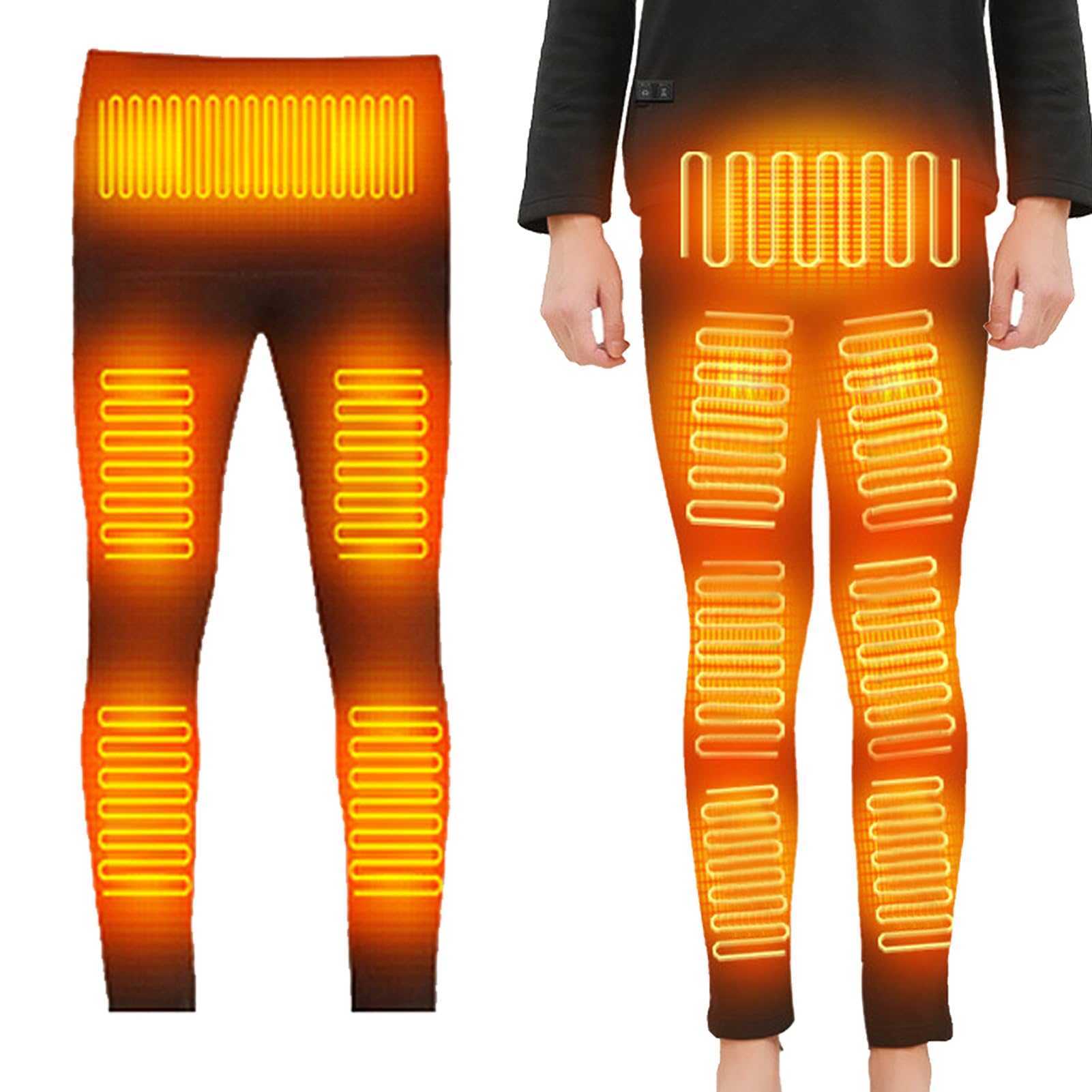 Ropa Interior Térmica Inteligente con Calefacción, Camisas Y Pantalones De Invierno, Ropa Interior Térmica para Acampar Al Aire Libre para Hombres Y Mujeres