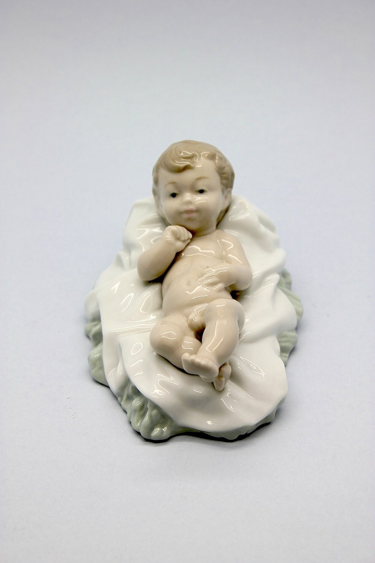 Nao Multicolor Baby Jesus. Porcelain Baby Jesus Figure.