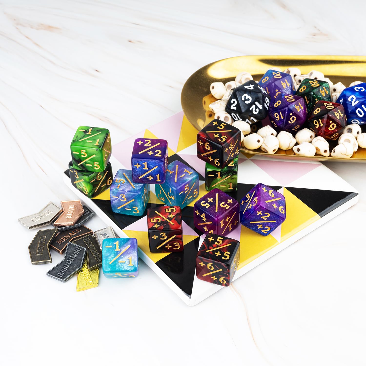 Amazon.co.jp: MTGダイスカウンター キーワードメタルトークン +1/+1