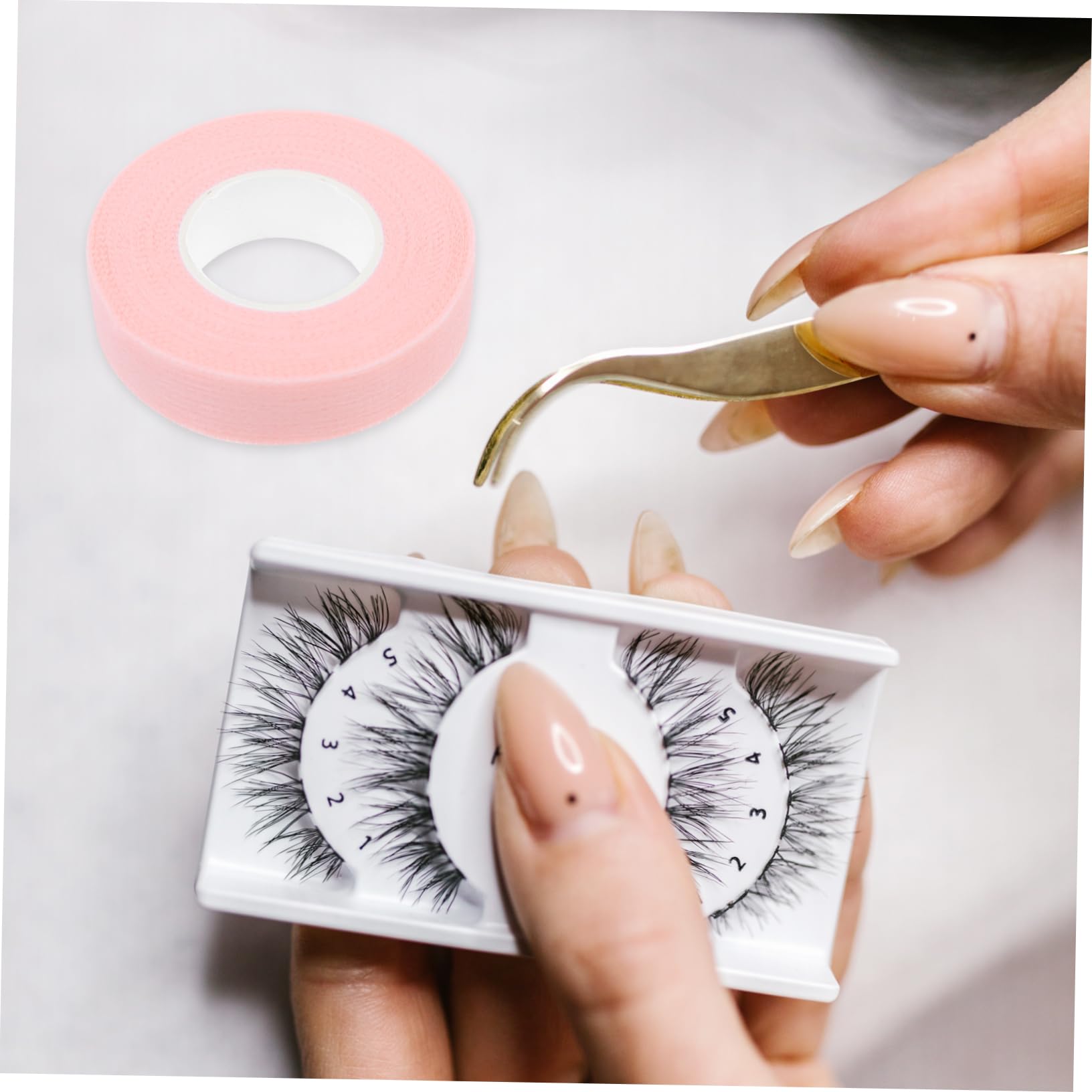 FRCOLOR 24rollos Cinta Para Extensión De Pestañas De Tape Transpirable Para Injertos De Pestañas