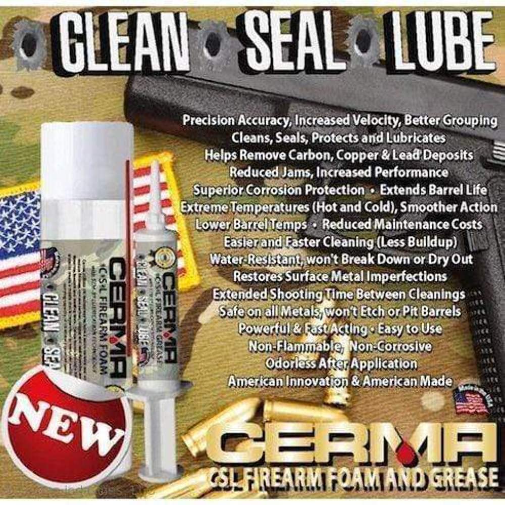Cerma Ceramic CSL Firearm Foam and Grease Treatment for Machine Lubrication