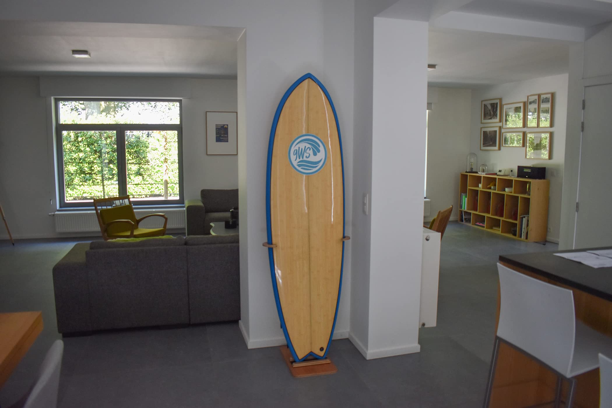 Support Planche de Surf en Bois