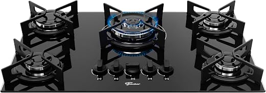 Fischer Cooktop à Gás 5 Bocas Tripla Chama Fit Line...