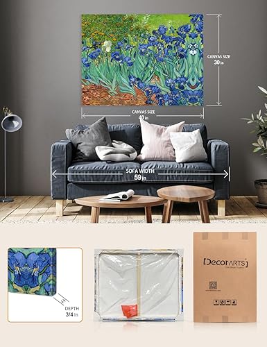 Vista 188 de DECORARTS - Almond Blossom Tree - Vincent Van Gogh Art Reproduction. Giclee Canvas Prints Wall Art for Home Decor 30x24