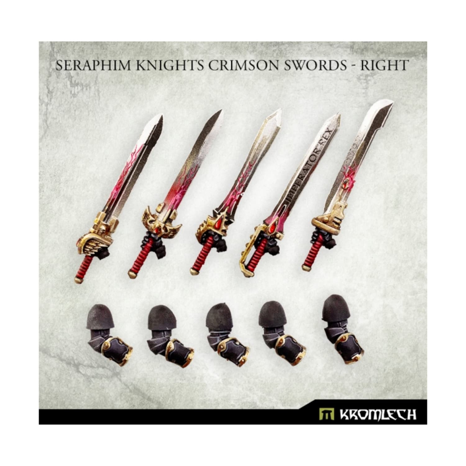 Kromlech Seraphim Knights Crimson Swords - Right