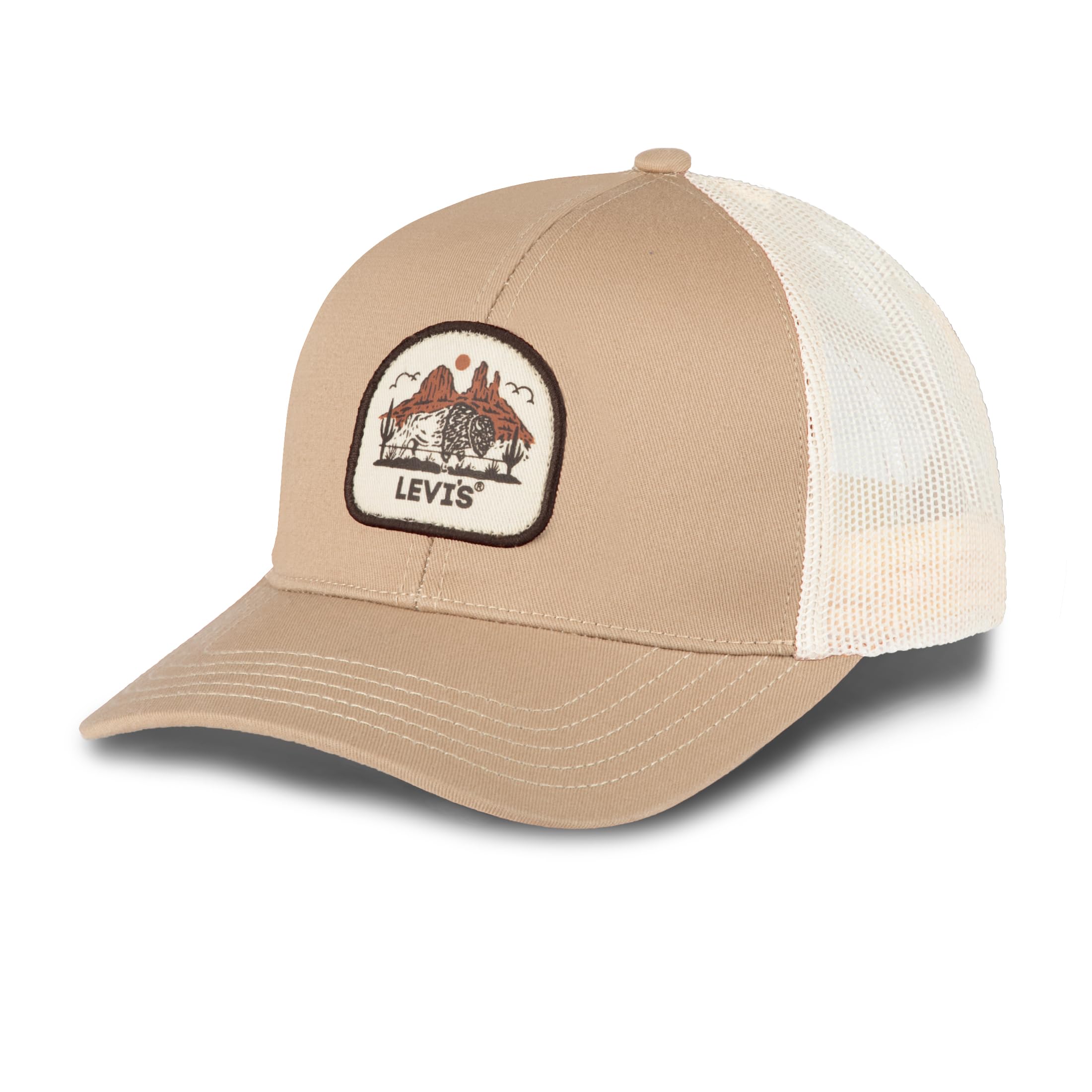 Levi's Mens Classic Style Logo Trucker Hat