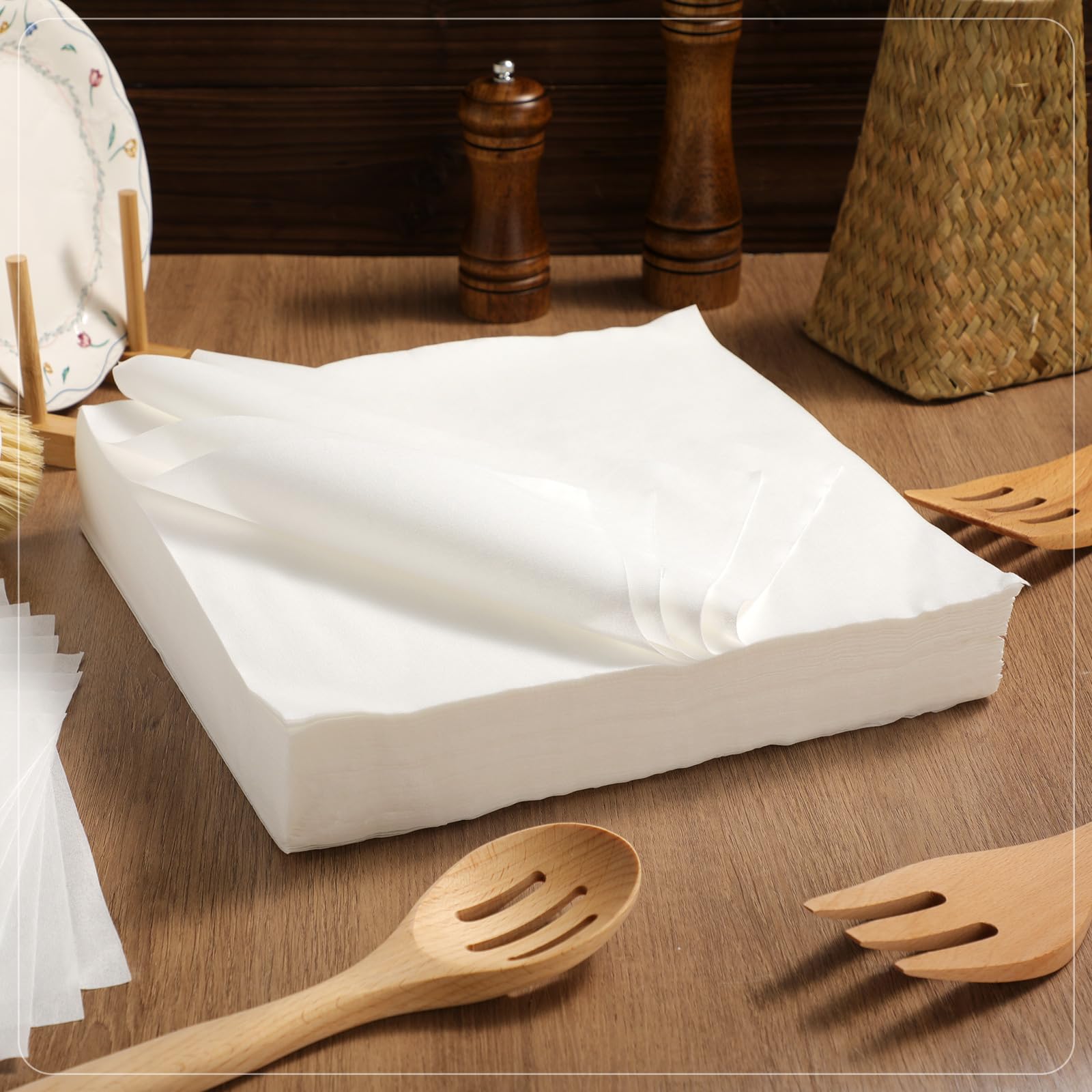 Tranqun Einweg-Mikrofaser-Reinigungstücher, 30,5 x 30,5 cm, fusselfrei, nicht scheuernd, hochsaugfähige Mikrofaser-Reinigungstücher für Haushalt, Küche, Autofenster, 200 Stück