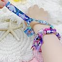 2Packs Sticky Rolls Bracelet, DIY Sticker Making Kit for Kids, Wearable Crafting Fun with Random Sticker, Creative Jewelry Making Set for Girls, Adjustable Bangles for Kids（2 Bracelets, 100 Stickers） gallery image