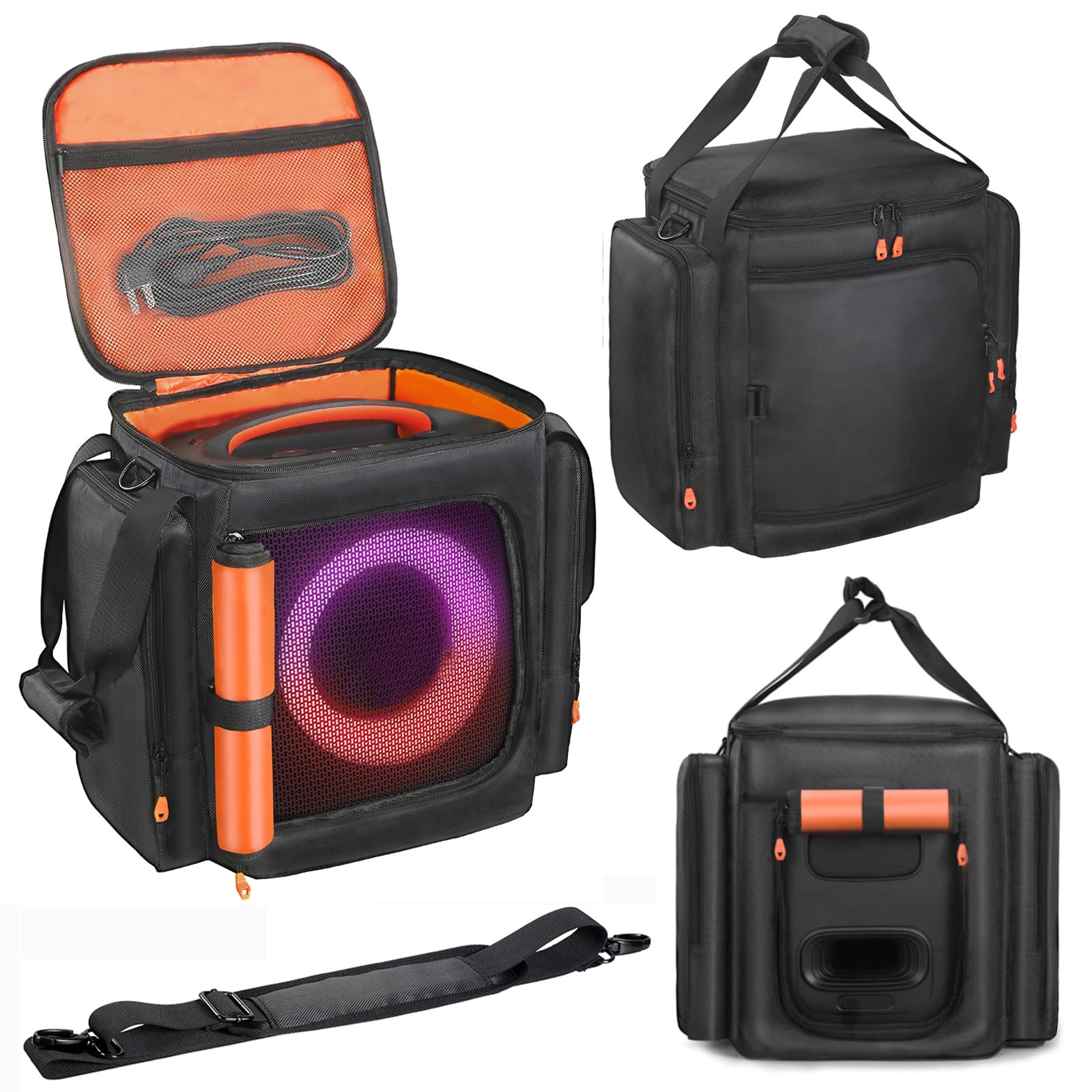 Sac de transport compatible JBL Partybox Encore Essential Essential 2, housse voyage avec poches