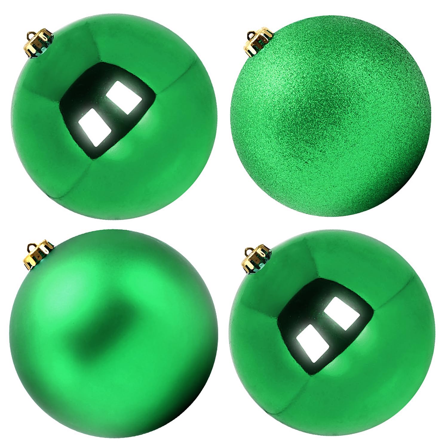 Benjia Extra Large Christmas Baubles, Giant Big Huge Xmas Shatterproof ...