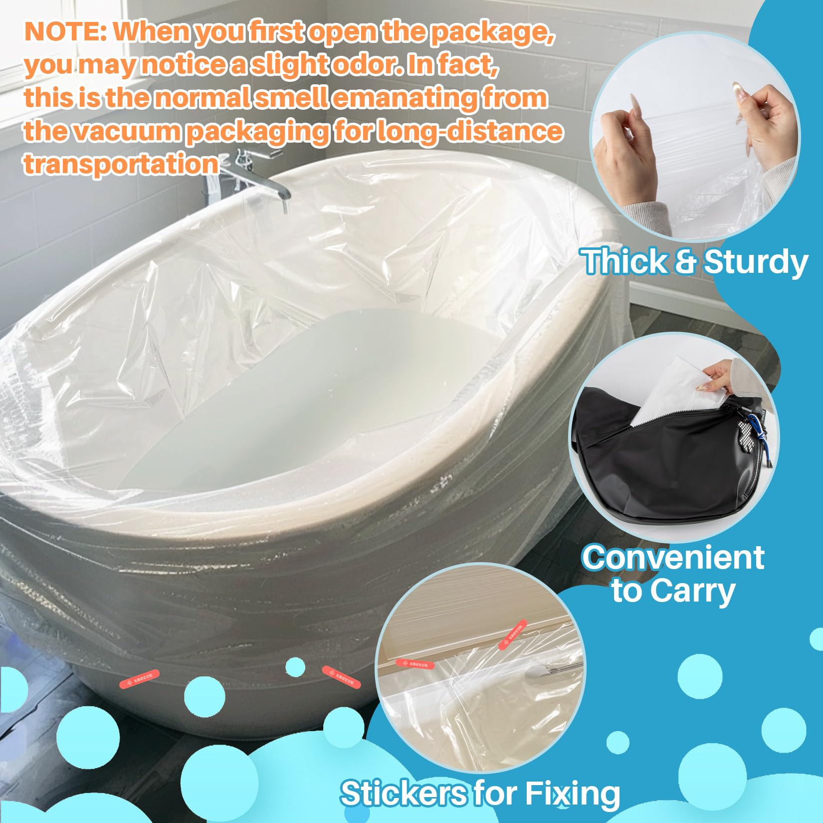 MAQIHAN Bathtub Cover - Keep Tub Clean -3